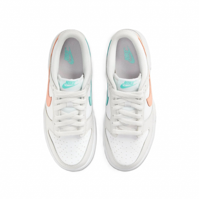 Nike Dunk Low White Bone Peach Aqua GS