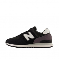 New Balance 574 Black White Purple