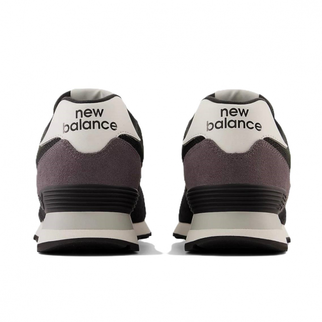 New Balance 574 Black White Purple