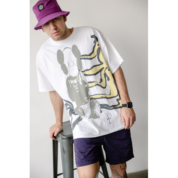 Панама Stone Island Compass Bucket Hat Purple