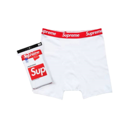 Трусы Supreme Hanes Boxer Briefs 4 Pack White