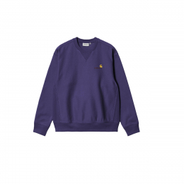 Толстовка Carhartt WIP American Script Sweat Purple