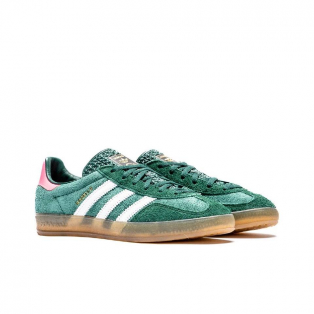 Adidas Originals Gazelle Indoor Collegiate Green Pink