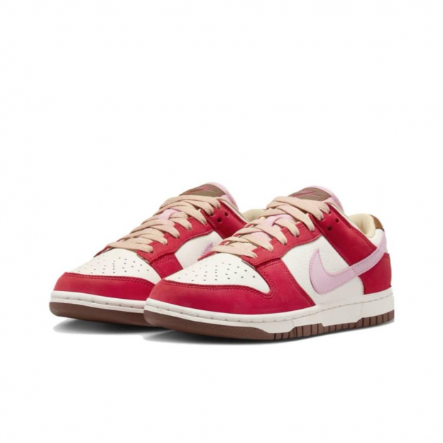 Nike Dunk Low Sail and Sport Red