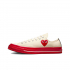 Converse x Comme des Garcons Chuck Taylor 70 Low Red Beige