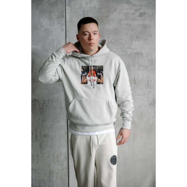 Худи Jordan x Undefeated Hoodie Grey