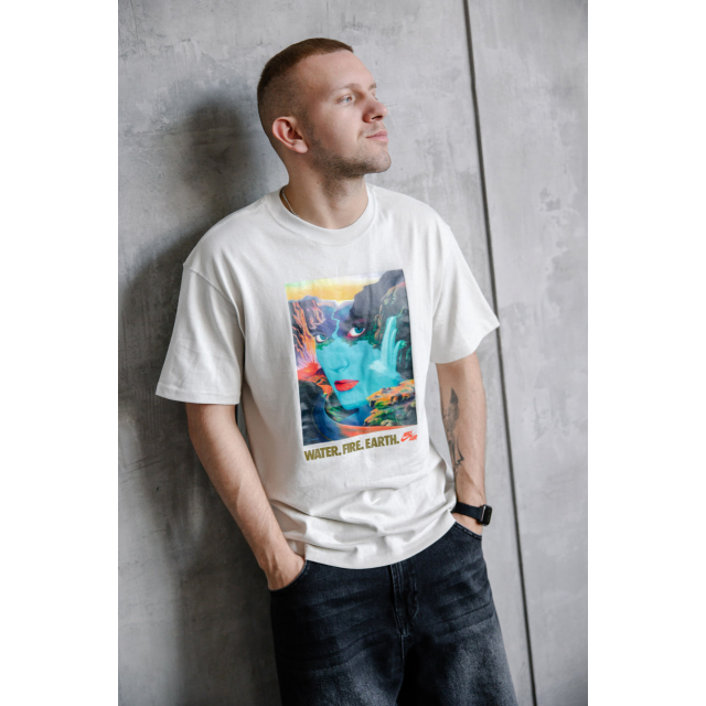 Футболка Nike NSW Water Fire Earth T-Shirt White