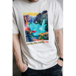 Футболка Nike NSW Water Fire Earth T-Shirt White