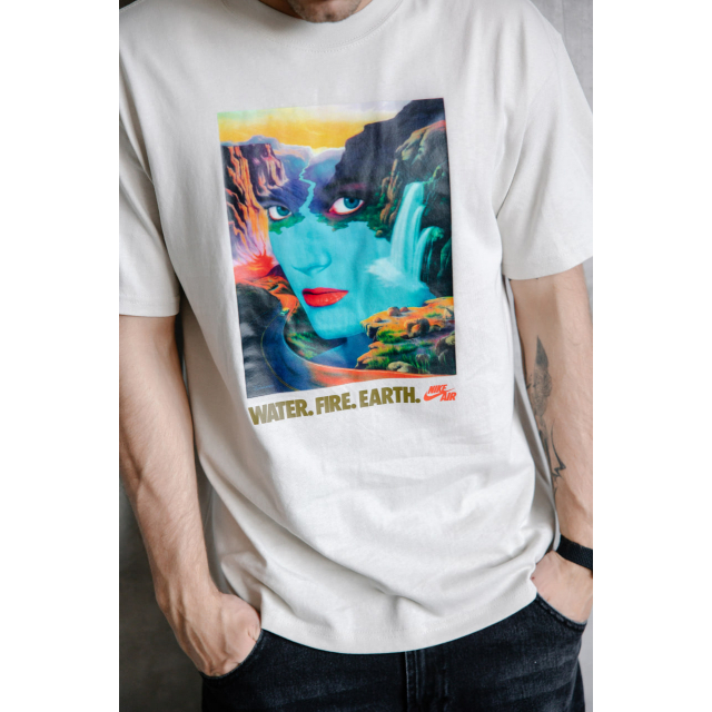 Футболка Nike NSW Water Fire Earth T-Shirt White