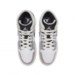 Air Jordan 1 Mid SE Craft GS Cement Grey