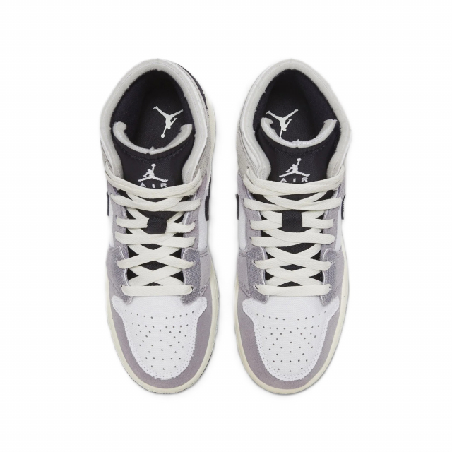 Air Jordan 1 Mid SE Craft GS Cement Grey