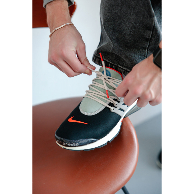 Nike Air Presto Premium Black White Blue Grey