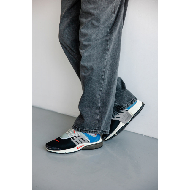Nike Air Presto Premium Black White Blue Grey