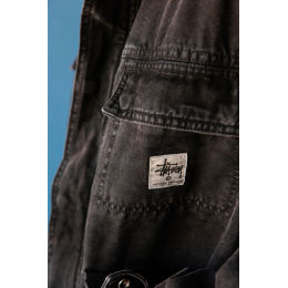 Куртка Stussy Washed Canvas Jacket Black