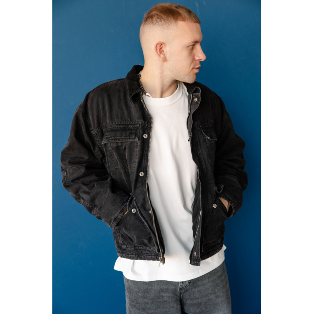 Куртка Stussy Washed Canvas Jacket Black