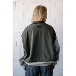 Толстовка на молнии Fear Of God Essentials Nylon Fleece Sweater