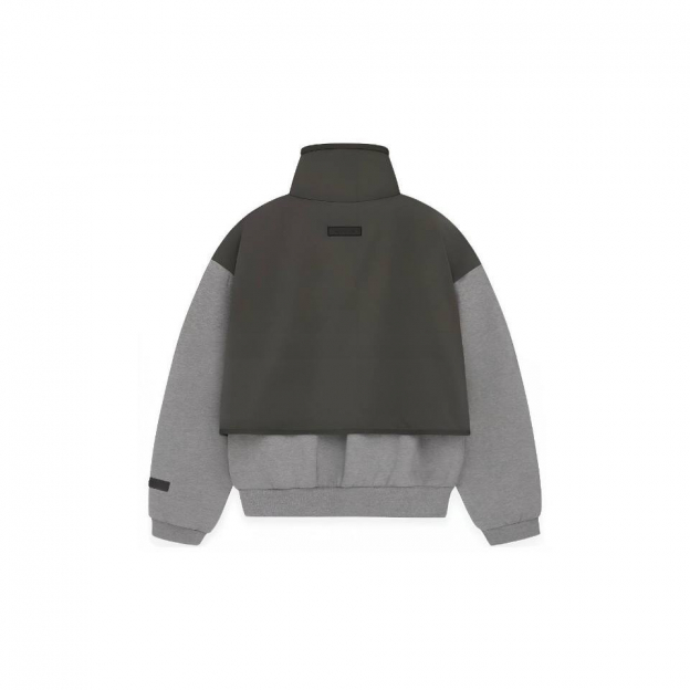 Толстовка на молнии Fear Of God Essentials Nylon Fleece Sweater