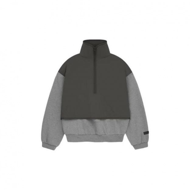 Толстовка на молнии Fear Of God Essentials Nylon Fleece Sweater