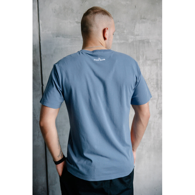 Футболка Stone Island Logo Tee Blue