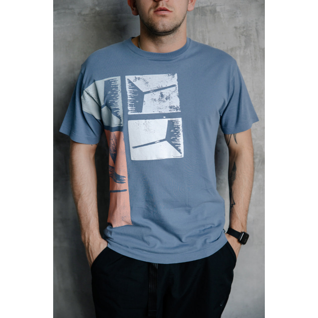 Футболка Stone Island Logo Tee Blue