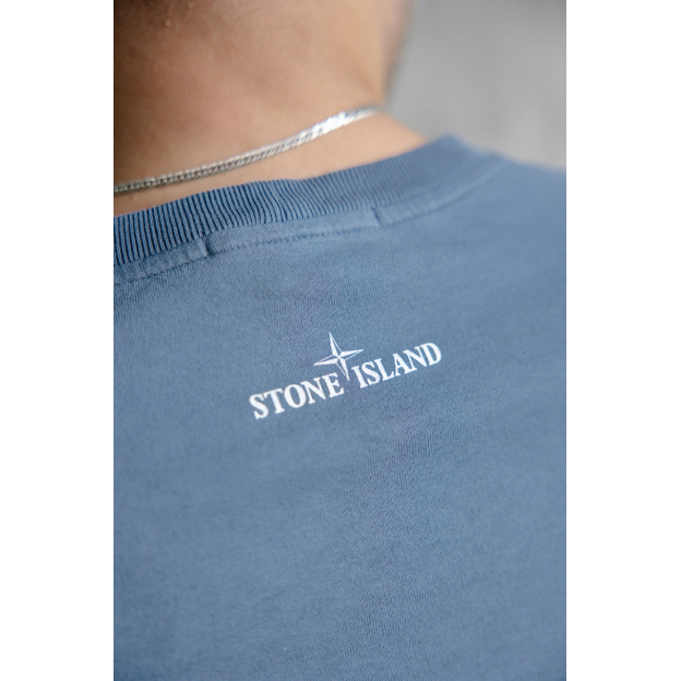 Футболка Stone Island Logo Tee Blue