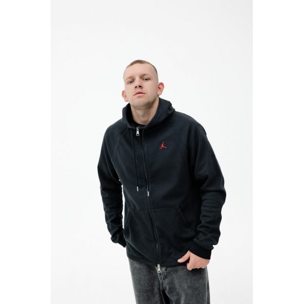 Зип Худи Jordan Full Zip Hoodie Black