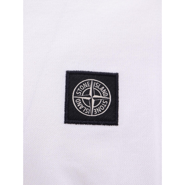 Поло Stone Island Patch Polo Shirt White