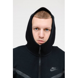 Зип худи Nike Sportswear Tech Fleece Full-Zip Hoodie Black