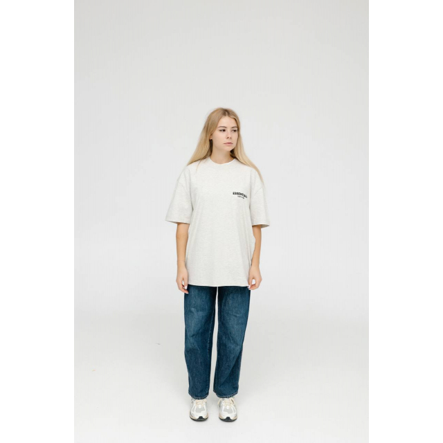 Футболка Fear of God Essentials Tee Light Oatmeal
