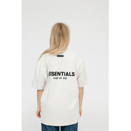 Футболка Fear of God Essentials Tee Light Oatmeal