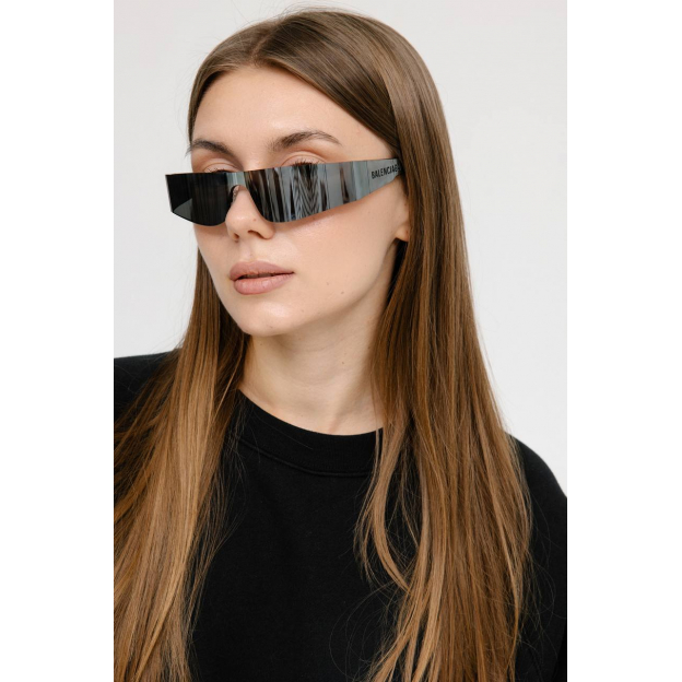 Солнцезащитные очки Balenciaga Mono Shield Glasses Silver