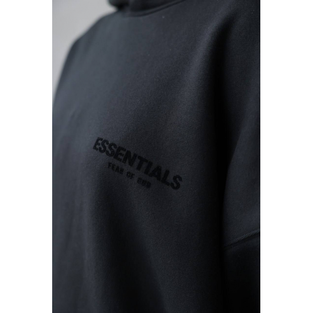 Худи Fear of God Essentials Hoodie Stretch Limo Black