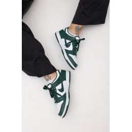 Nike Dunk Low GS Michigan State Green White