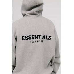 Худи Fear of God Essentials Hoodie Dark Oatmeal