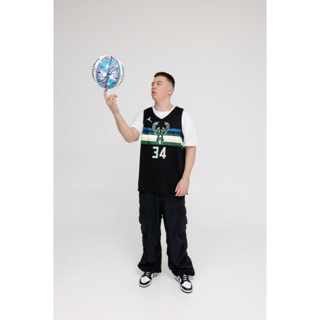 Джерси Jordan x NBA Milwaukee Jersey  Black Green White