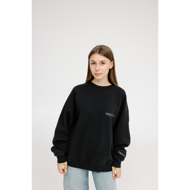 Свитшот Fear of God Essentials Pullover Crewneck Black