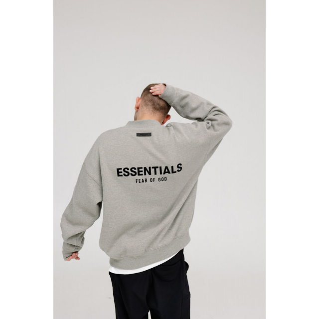 Свитшот Fear of God Essentials Crewneck Dark Oatmeal