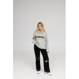 Свитер Fear of God Essentials Knit Pullover Green Concrete