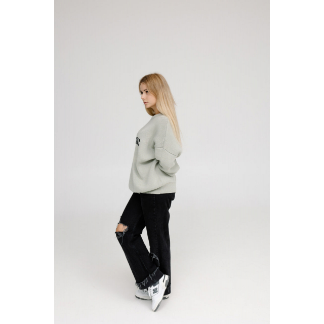 Свитер Fear of God Essentials Knit Pullover Green Concrete