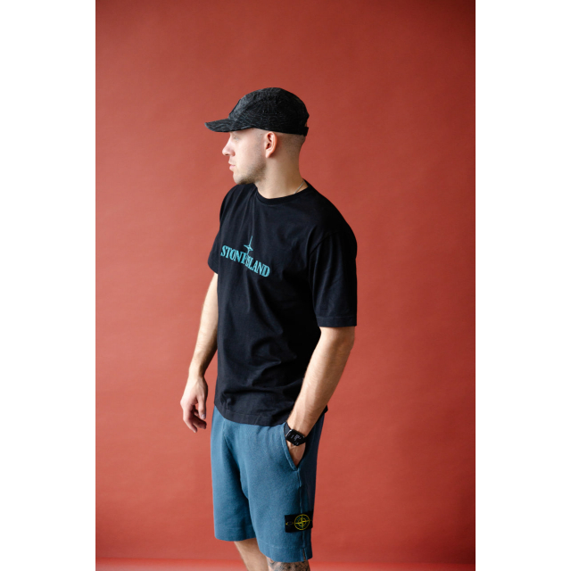 Шорты Stone Island Logo Stretch Shorts Blue