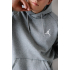 Худи Jordan Jumpman Fleece Hoodie Grey White