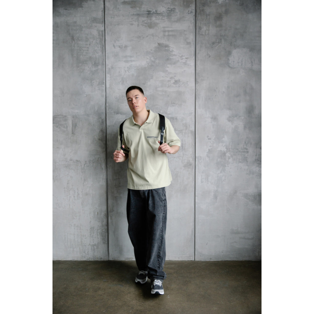 Поло Fear of God Essentials Polo Shirt Sage