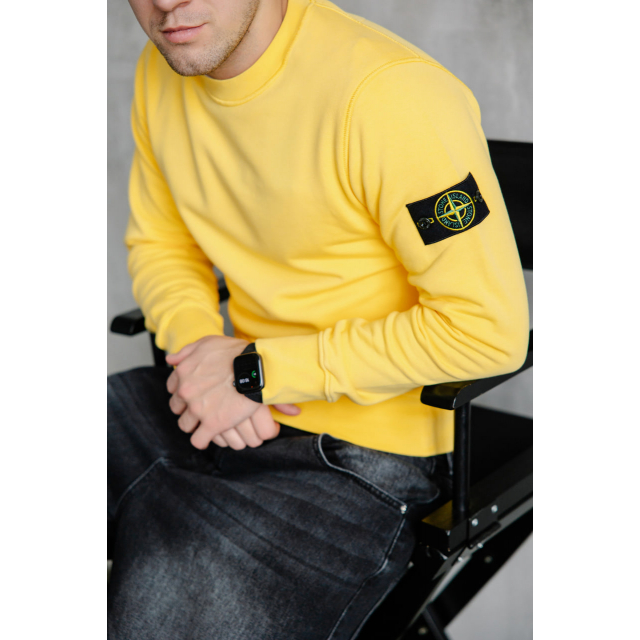 Свитшот Stone Island Crewneck Yellow