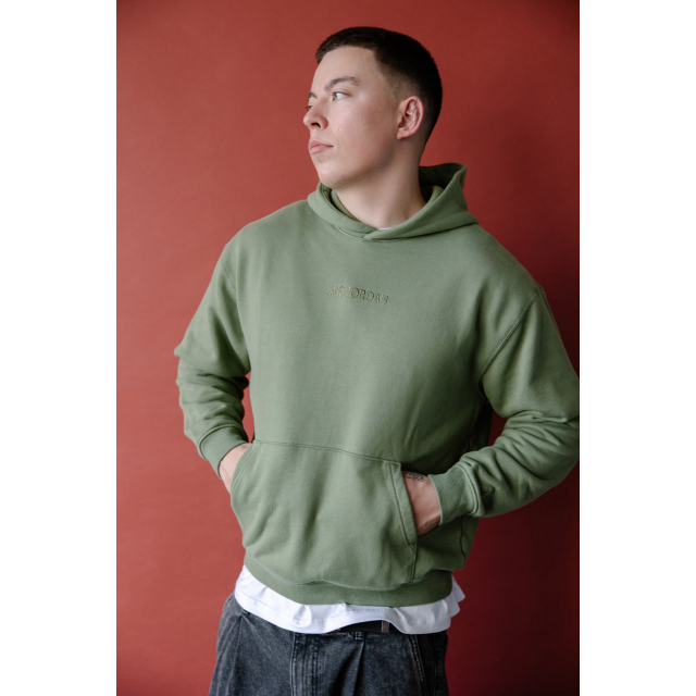 Худи Jordan Wordmark Fleece Hoodie Olive