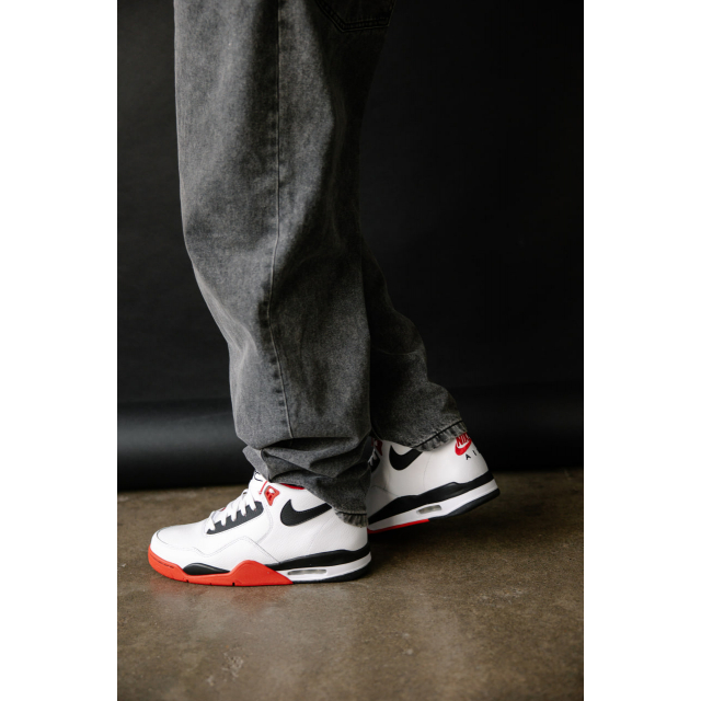 Nike Flight Legacy White Red Black