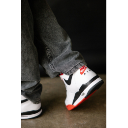 Nike Flight Legacy White Red Black