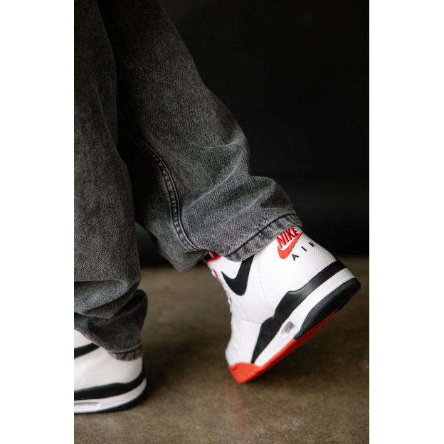 Nike Flight Legacy White Red Black