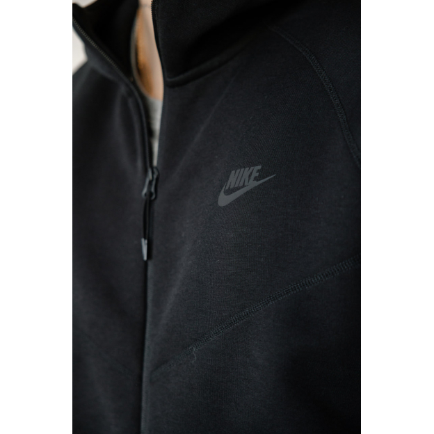 Зип Худи Nike Sportswear Tech Fleece Windrunner Full-Zip Hoodie Black