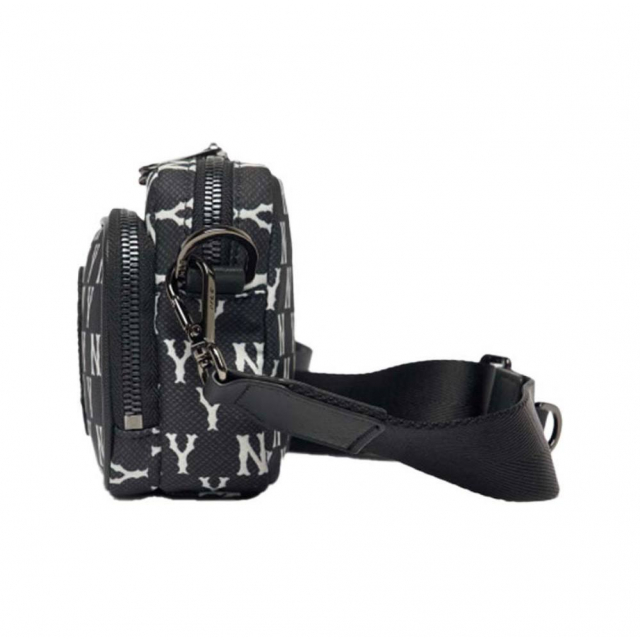 Сумка MLB Monogram NY Bag Black White   