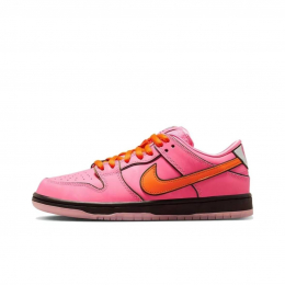 Nike Dunk SB Low x Powerpuff Girls Pink Orange Black
